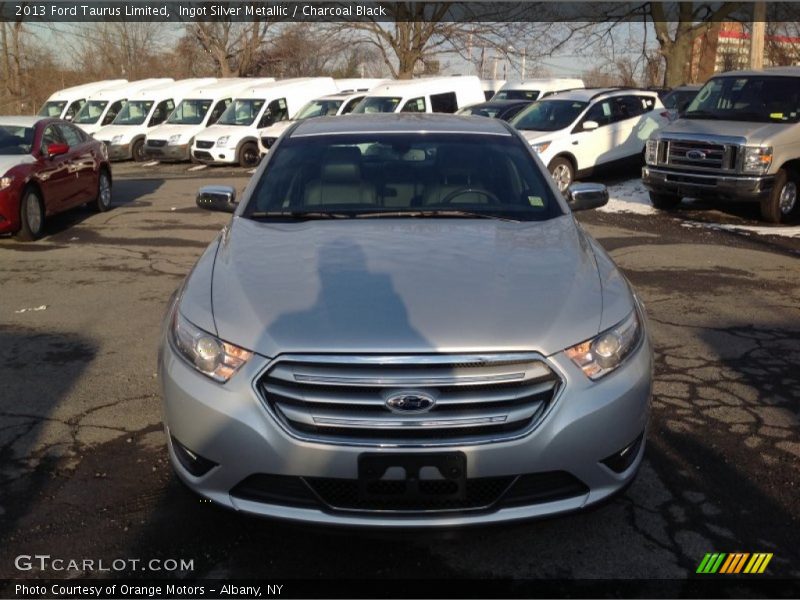 Ingot Silver Metallic / Charcoal Black 2013 Ford Taurus Limited