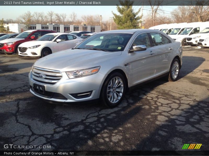 Ingot Silver Metallic / Charcoal Black 2013 Ford Taurus Limited