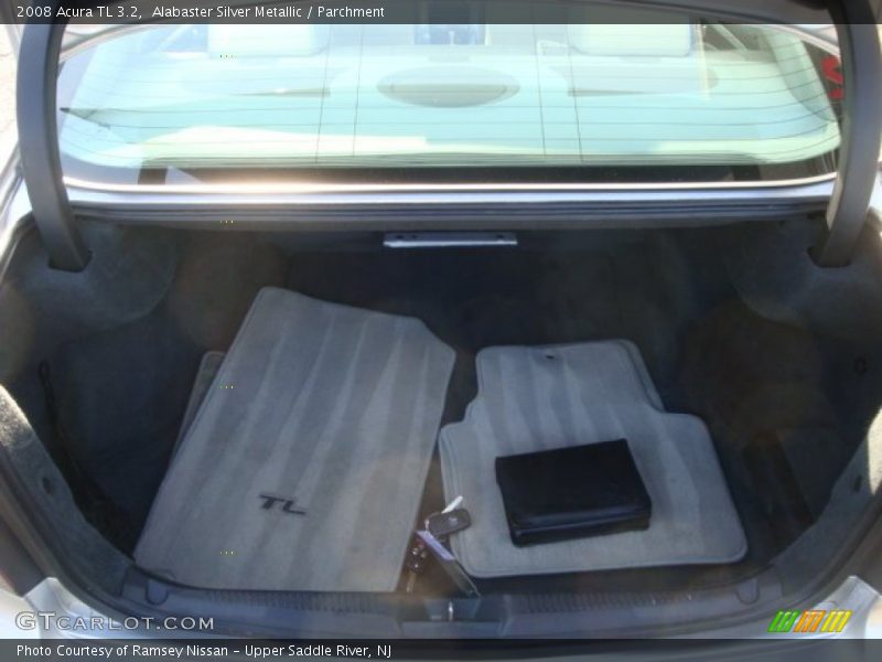 Alabaster Silver Metallic / Parchment 2008 Acura TL 3.2