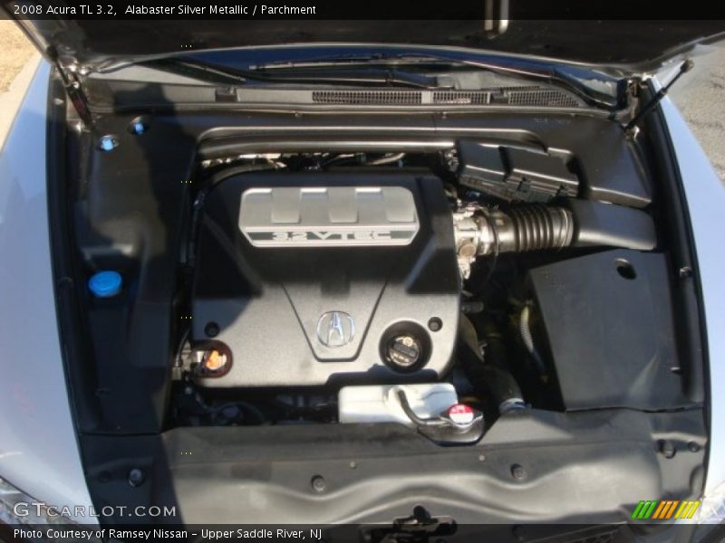 Alabaster Silver Metallic / Parchment 2008 Acura TL 3.2