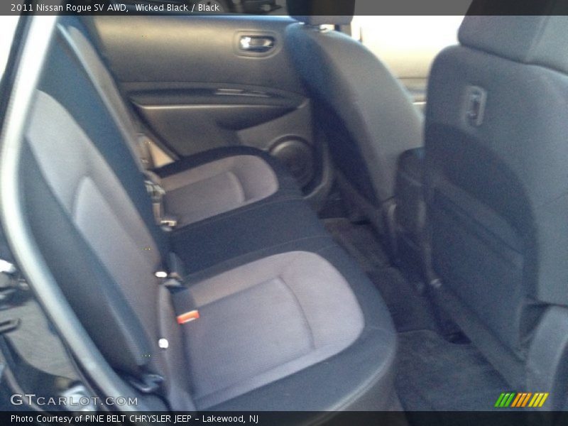 Wicked Black / Black 2011 Nissan Rogue SV AWD