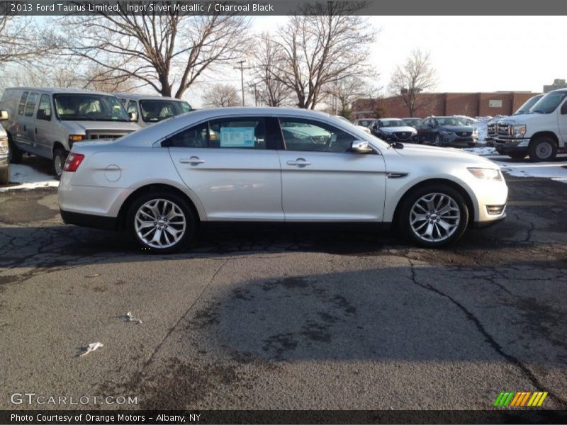 Ingot Silver Metallic / Charcoal Black 2013 Ford Taurus Limited
