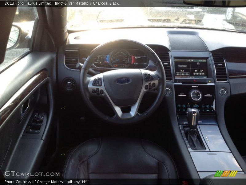 Ingot Silver Metallic / Charcoal Black 2013 Ford Taurus Limited