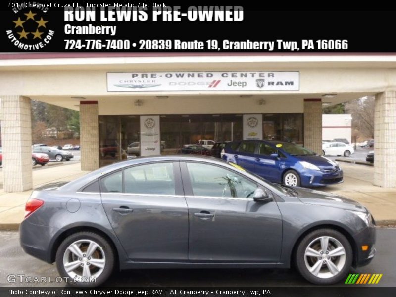 Tungsten Metallic / Jet Black 2013 Chevrolet Cruze LT