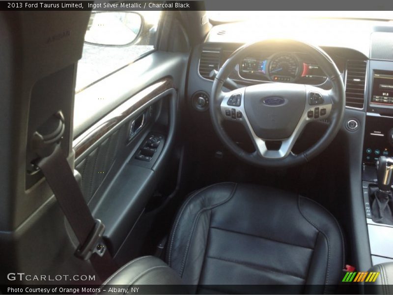 Ingot Silver Metallic / Charcoal Black 2013 Ford Taurus Limited
