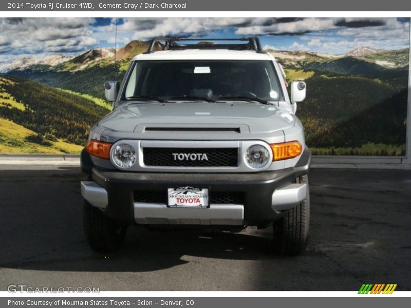 Cement Gray / Dark Charcoal 2014 Toyota FJ Cruiser 4WD