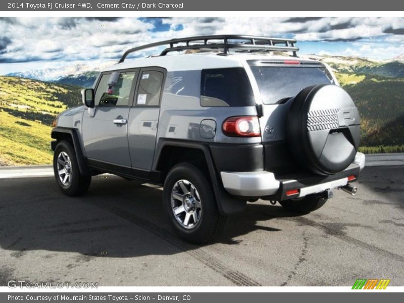 Cement Gray / Dark Charcoal 2014 Toyota FJ Cruiser 4WD