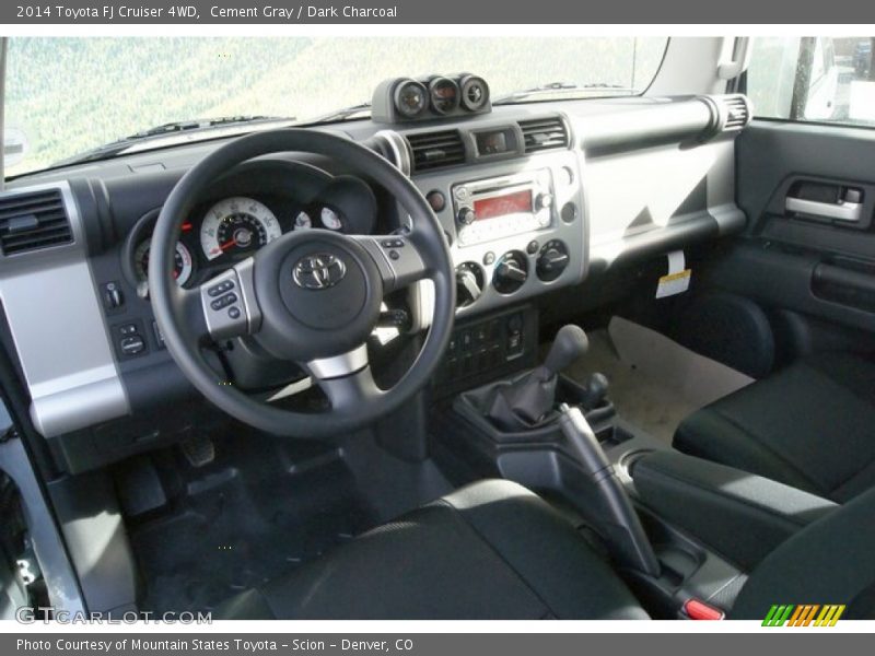 Cement Gray / Dark Charcoal 2014 Toyota FJ Cruiser 4WD