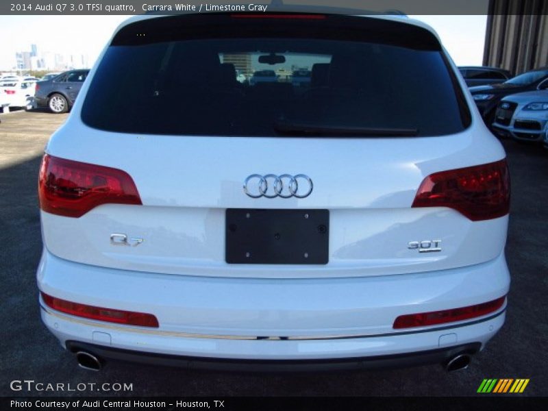 Carrara White / Limestone Gray 2014 Audi Q7 3.0 TFSI quattro