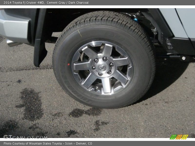 Cement Gray / Dark Charcoal 2014 Toyota FJ Cruiser 4WD