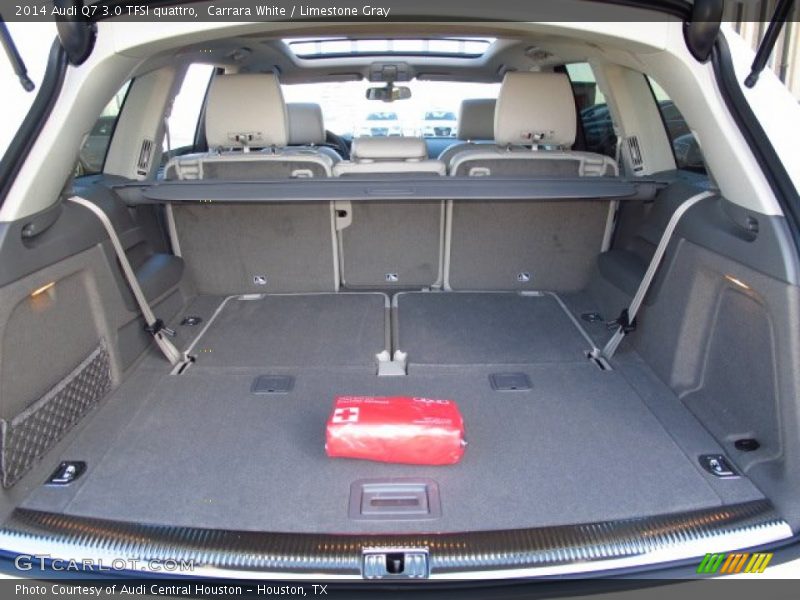 Carrara White / Limestone Gray 2014 Audi Q7 3.0 TFSI quattro
