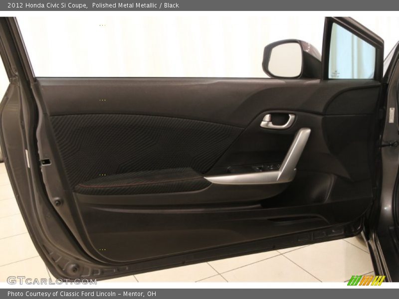 Polished Metal Metallic / Black 2012 Honda Civic Si Coupe
