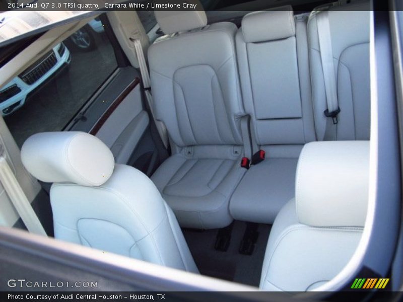 Carrara White / Limestone Gray 2014 Audi Q7 3.0 TFSI quattro