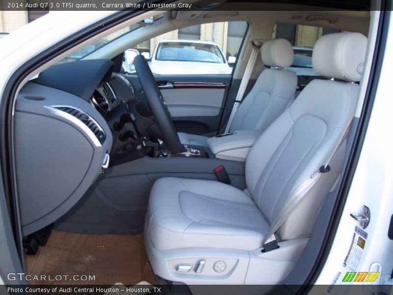 Carrara White / Limestone Gray 2014 Audi Q7 3.0 TFSI quattro
