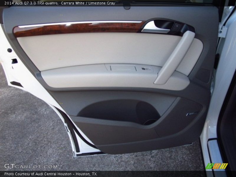 Carrara White / Limestone Gray 2014 Audi Q7 3.0 TFSI quattro