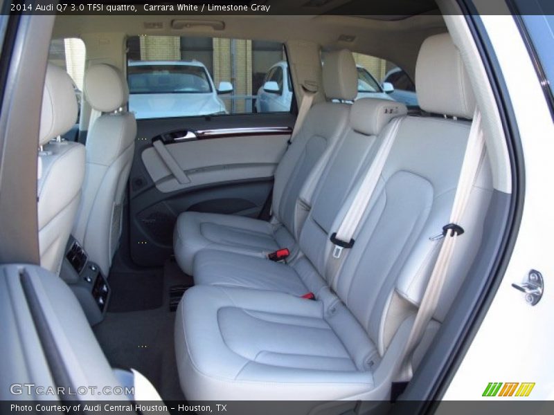 Carrara White / Limestone Gray 2014 Audi Q7 3.0 TFSI quattro