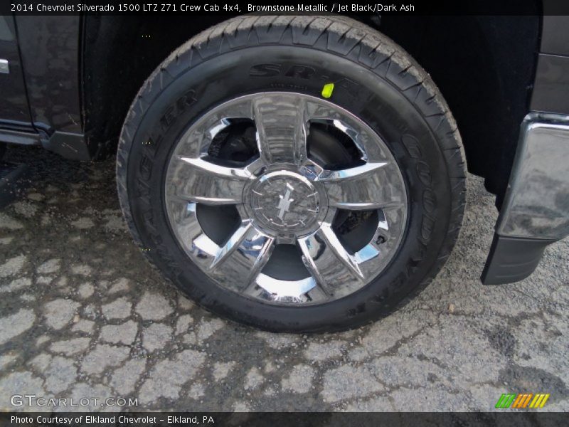 Brownstone Metallic / Jet Black/Dark Ash 2014 Chevrolet Silverado 1500 LTZ Z71 Crew Cab 4x4