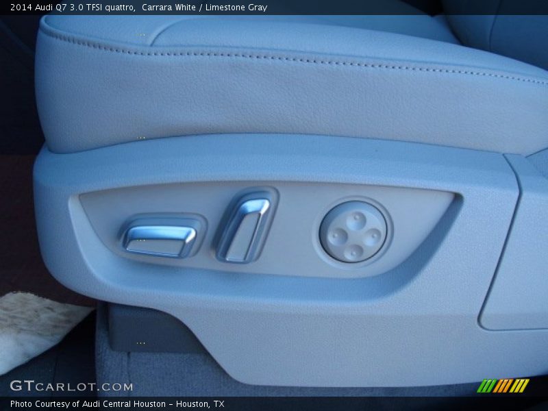 Carrara White / Limestone Gray 2014 Audi Q7 3.0 TFSI quattro