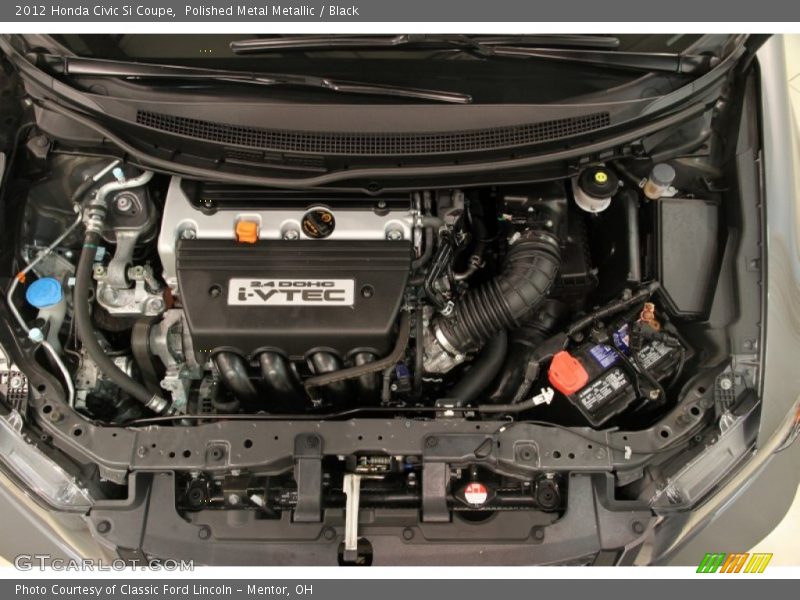 Polished Metal Metallic / Black 2012 Honda Civic Si Coupe