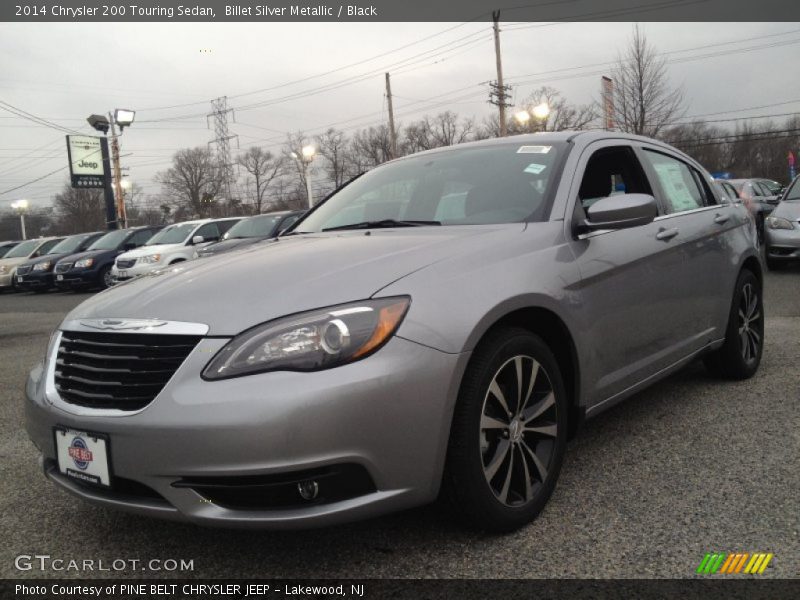 Billet Silver Metallic / Black 2014 Chrysler 200 Touring Sedan