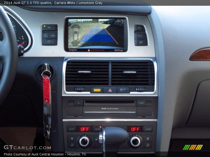 Carrara White / Limestone Gray 2014 Audi Q7 3.0 TFSI quattro