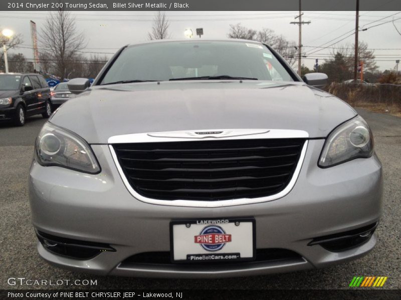 Billet Silver Metallic / Black 2014 Chrysler 200 Touring Sedan