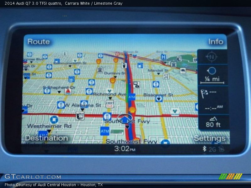Carrara White / Limestone Gray 2014 Audi Q7 3.0 TFSI quattro