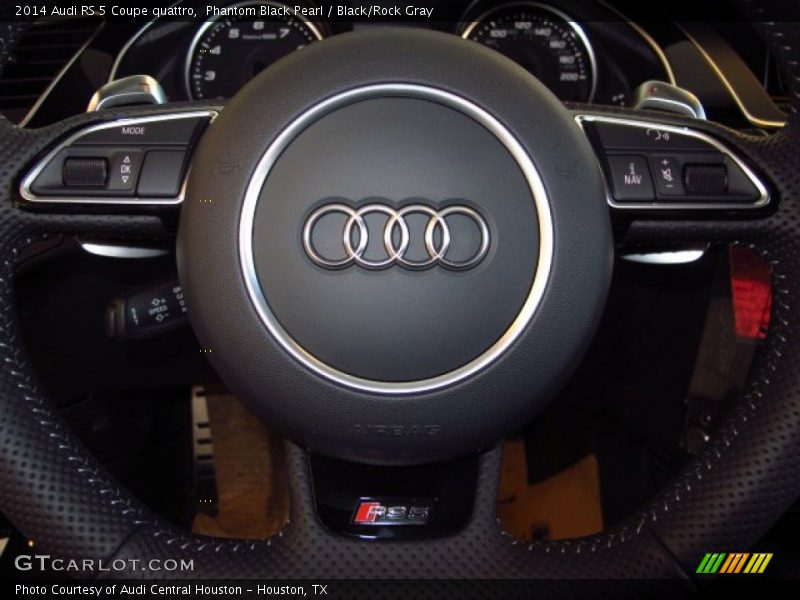 Phantom Black Pearl / Black/Rock Gray 2014 Audi RS 5 Coupe quattro