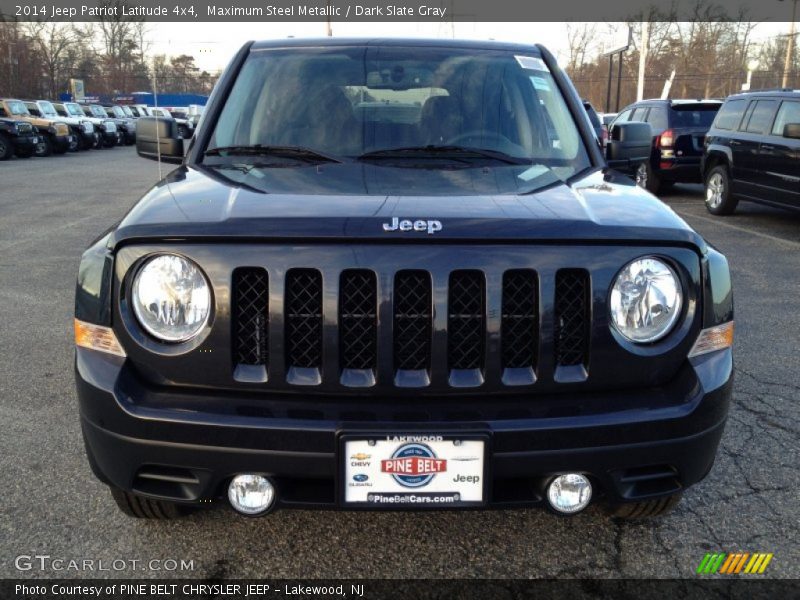 Maximum Steel Metallic / Dark Slate Gray 2014 Jeep Patriot Latitude 4x4