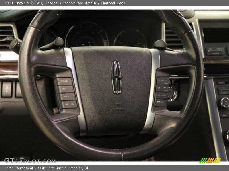 Bordeaux Reserve Red Metallic / Charcoal Black 2011 Lincoln MKS FWD