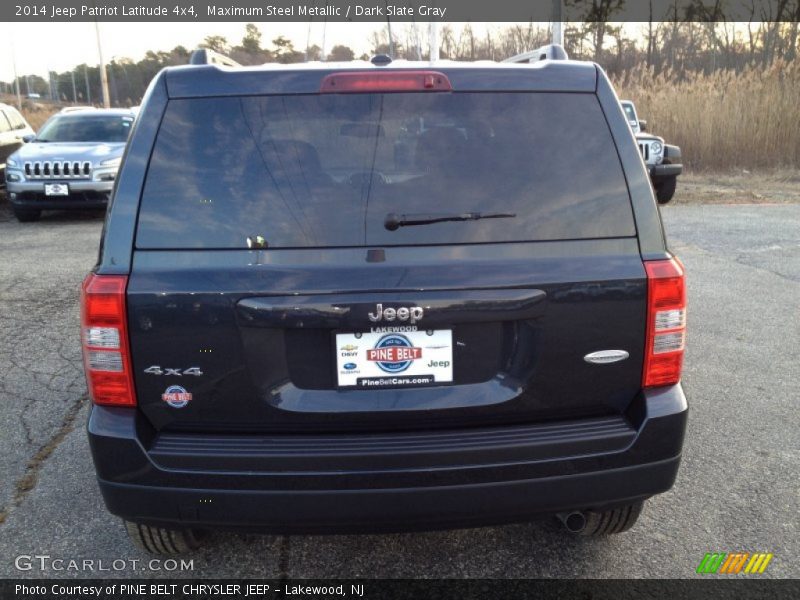 Maximum Steel Metallic / Dark Slate Gray 2014 Jeep Patriot Latitude 4x4