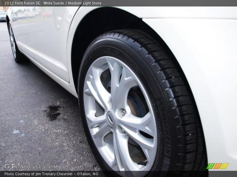 White Suede / Medium Light Stone 2012 Ford Fusion SE