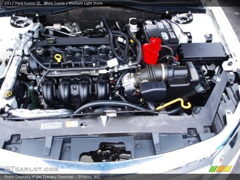 White Suede / Medium Light Stone 2012 Ford Fusion SE