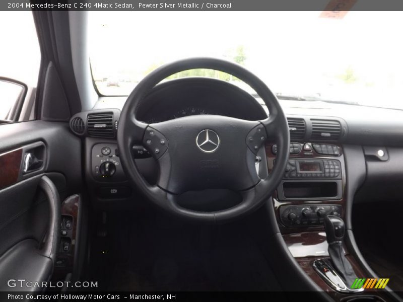 Pewter Silver Metallic / Charcoal 2004 Mercedes-Benz C 240 4Matic Sedan