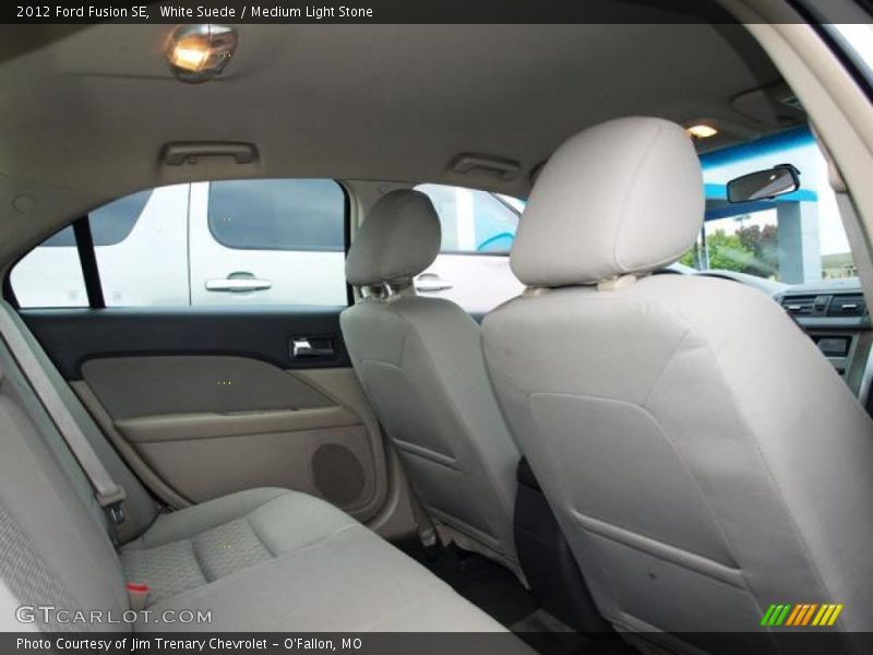 White Suede / Medium Light Stone 2012 Ford Fusion SE