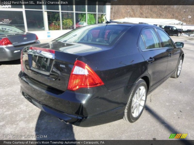Black / Charcoal Black 2012 Ford Fusion SEL