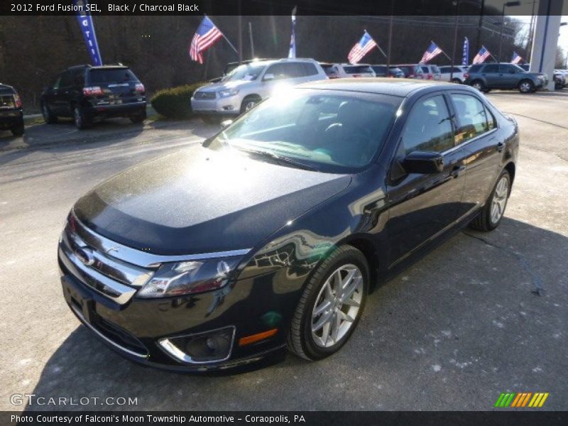 Black / Charcoal Black 2012 Ford Fusion SEL