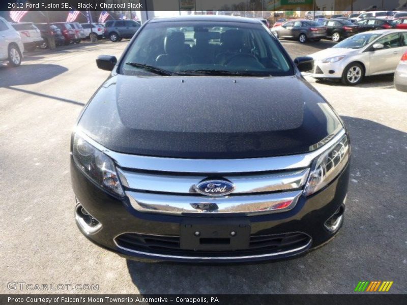 Black / Charcoal Black 2012 Ford Fusion SEL