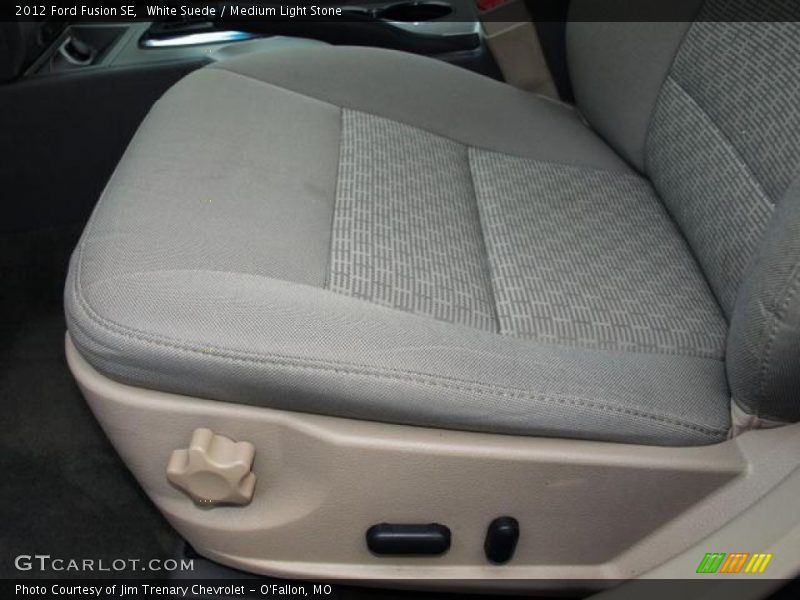 White Suede / Medium Light Stone 2012 Ford Fusion SE