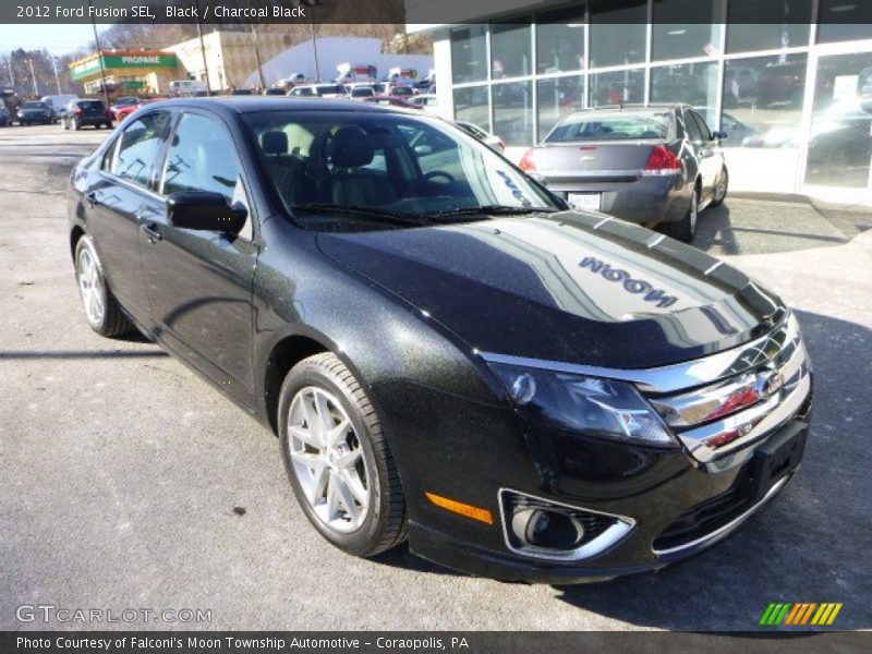 Black / Charcoal Black 2012 Ford Fusion SEL