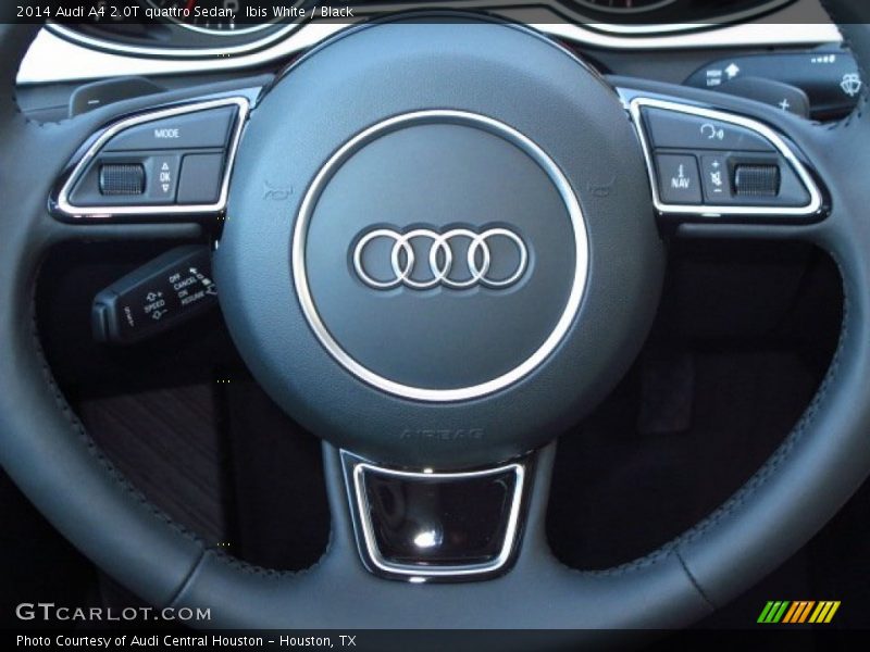 Ibis White / Black 2014 Audi A4 2.0T quattro Sedan