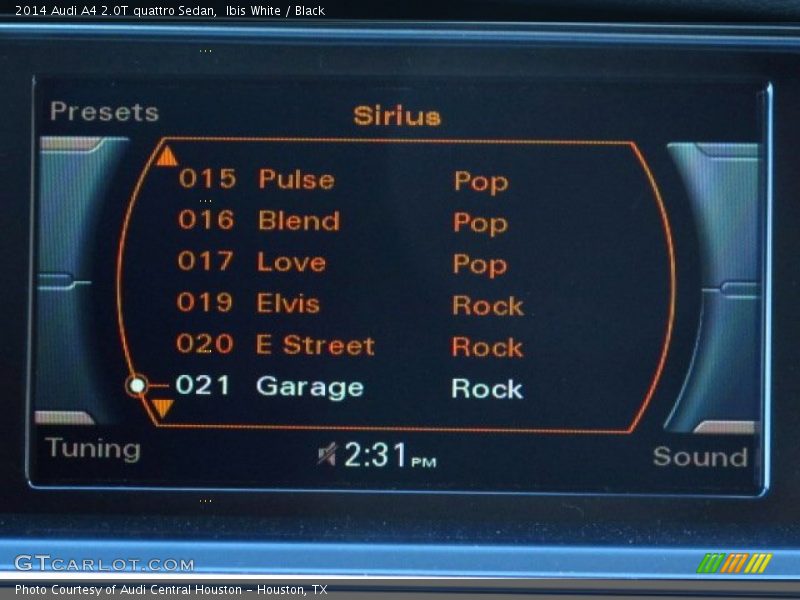 Ibis White / Black 2014 Audi A4 2.0T quattro Sedan