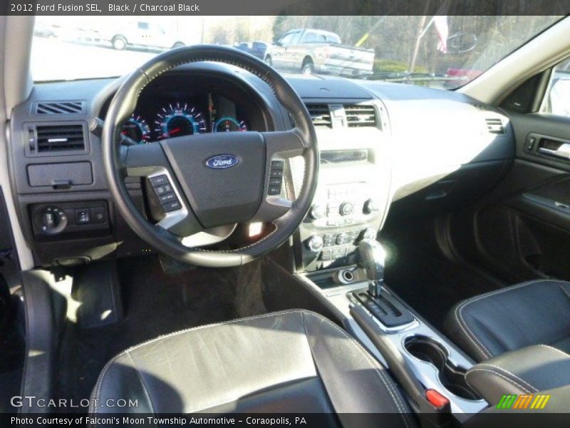 Black / Charcoal Black 2012 Ford Fusion SEL