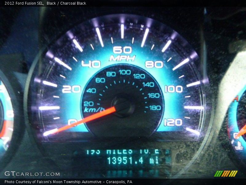 Black / Charcoal Black 2012 Ford Fusion SEL