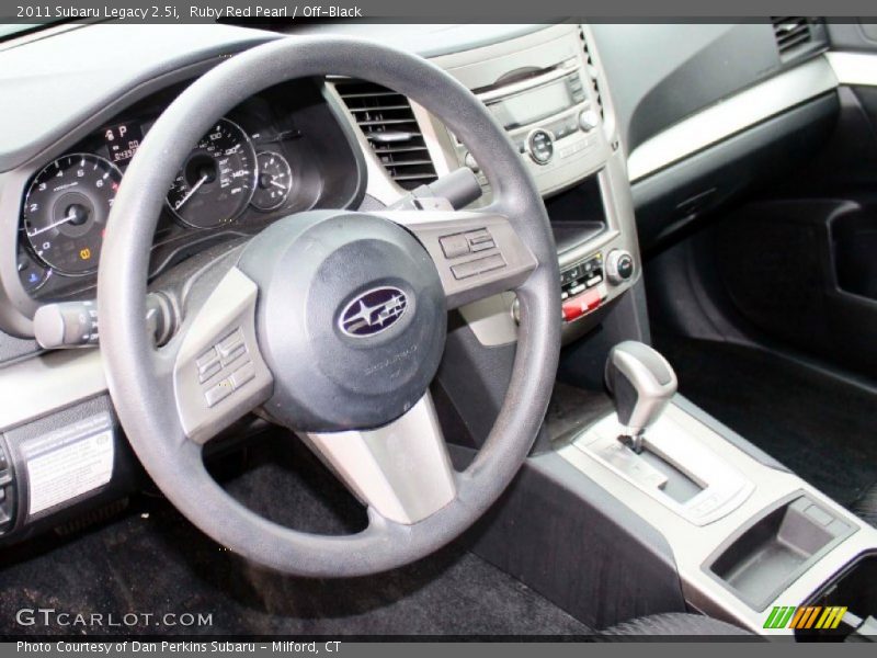 Ruby Red Pearl / Off-Black 2011 Subaru Legacy 2.5i