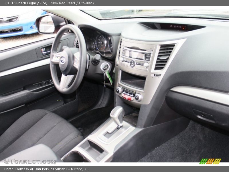 Ruby Red Pearl / Off-Black 2011 Subaru Legacy 2.5i
