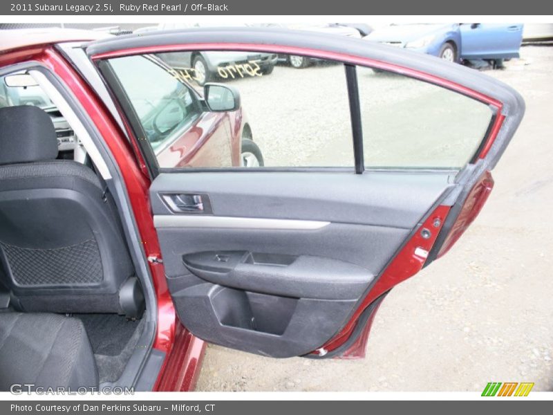 Ruby Red Pearl / Off-Black 2011 Subaru Legacy 2.5i
