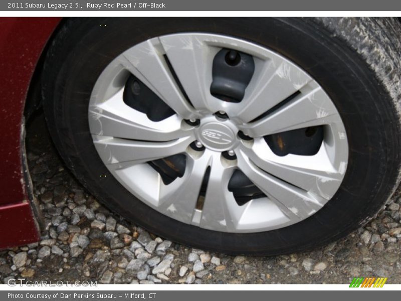 Ruby Red Pearl / Off-Black 2011 Subaru Legacy 2.5i