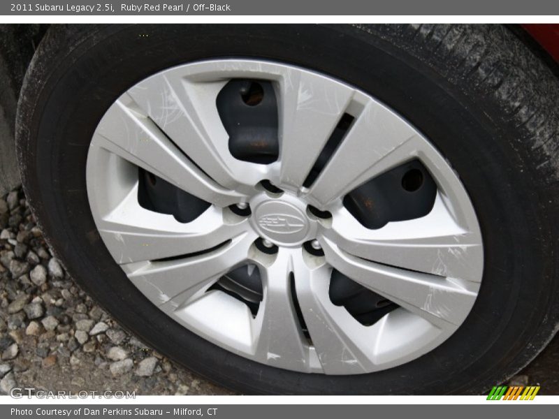Ruby Red Pearl / Off-Black 2011 Subaru Legacy 2.5i
