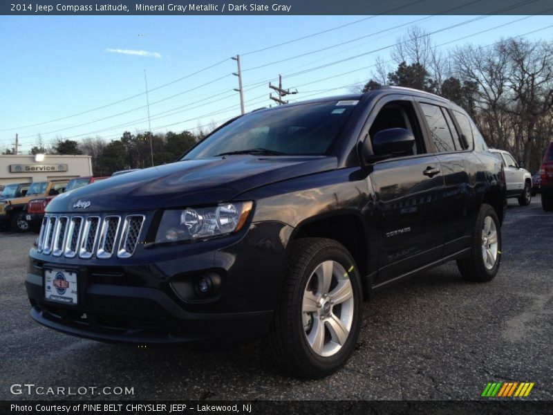 Mineral Gray Metallic / Dark Slate Gray 2014 Jeep Compass Latitude